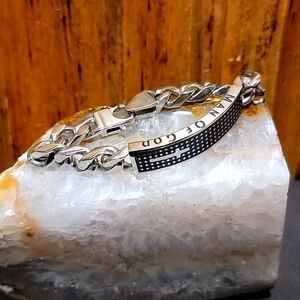 Shield Cross Bracelet "Man of God"